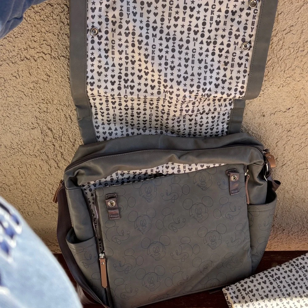 Petunia pickle bottom Mickey Mouse diaper bag/backpack